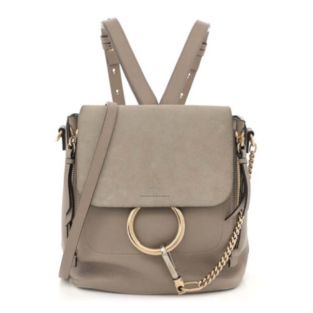 Chloe women faye backpack vintage taupe neutral